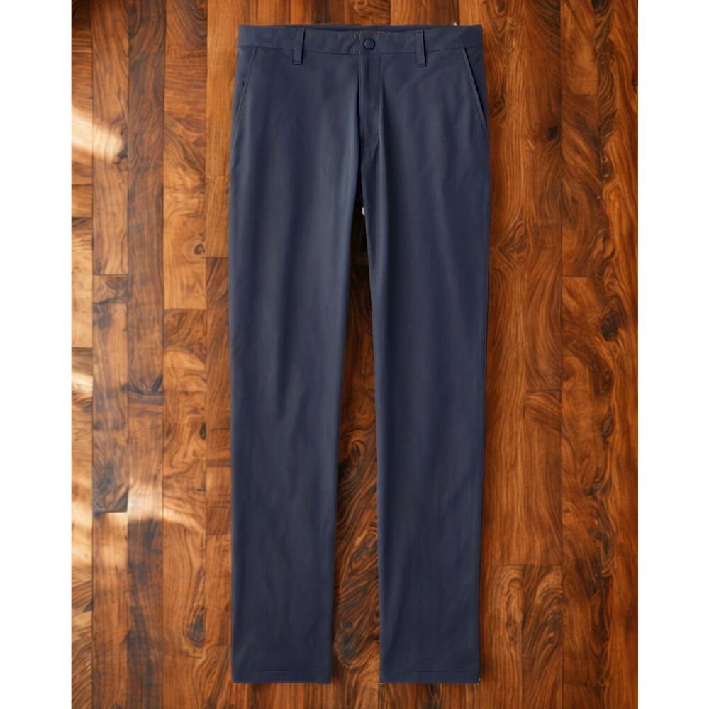Rhone Commuter Classic Pant Blue 33x27 Performance Stretch Golf Chino NWOT - Picture 7 of 15